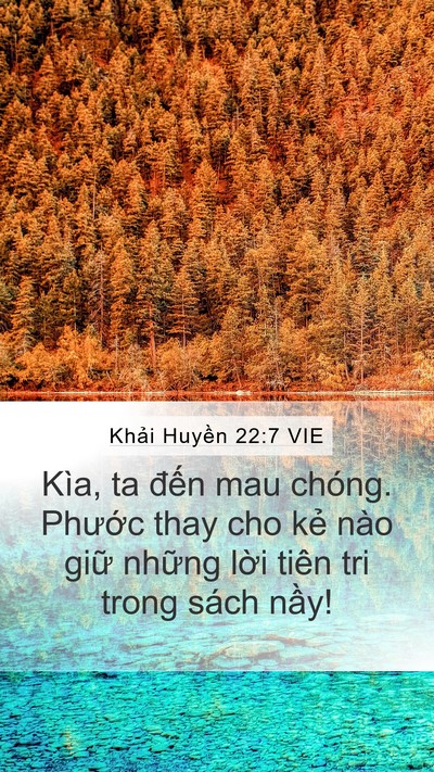 Khải Huyền 22:7 VIE Bible Verse Image