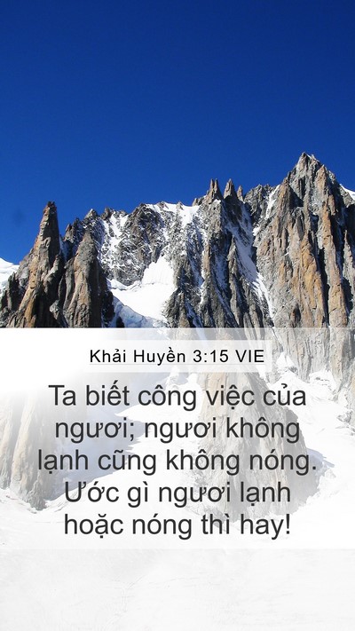 Khải Huyền 3:15 VIE Bible Verse Image