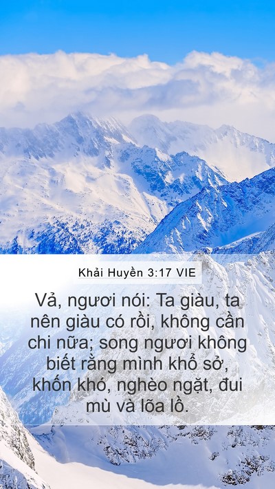 Khải Huyền 3:17 VIE Bible Verse Image