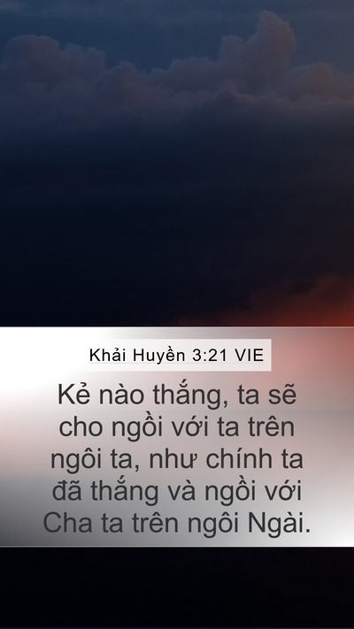 Khải Huyền 3:21 VIE Bible Verse Image