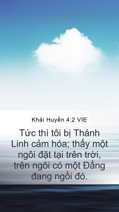 Khải Huyền 4:2 VIE Bible Verse Image