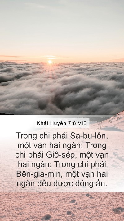 Khải Huyền 7:8 VIE Bible Verse Image