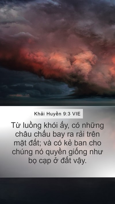 Khải Huyền 9:3 VIE Bible Verse Image