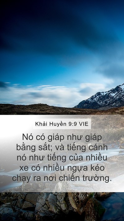Khải Huyền 9:9 VIE Bible Verse Image