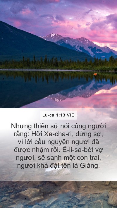 Lu-ca 1:13 VIE Bible Verse Image