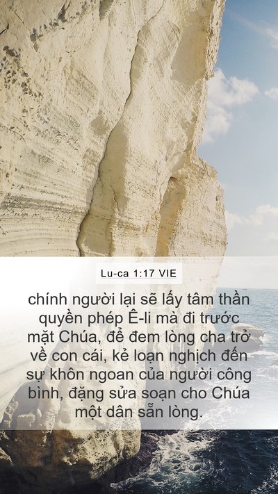 Lu-ca 1:17 VIE Bible Verse Image
