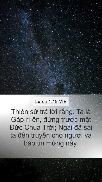Lu-ca 1:19 VIE Bible Verse Image