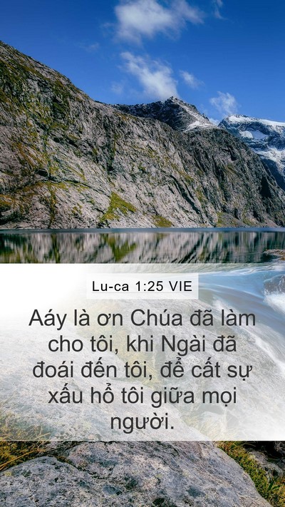 Lu-ca 1:25 VIE Bible Verse Image