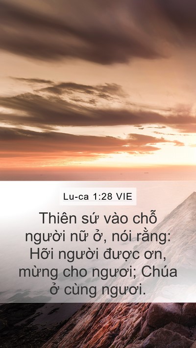 Lu-ca 1:28 VIE Bible Verse Image