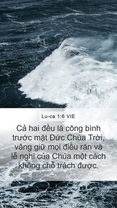 Lu-ca 1:6 VIE Bible Verse Image