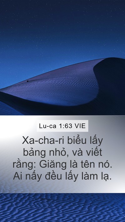 Lu-ca 1:63 VIE Bible Verse Image