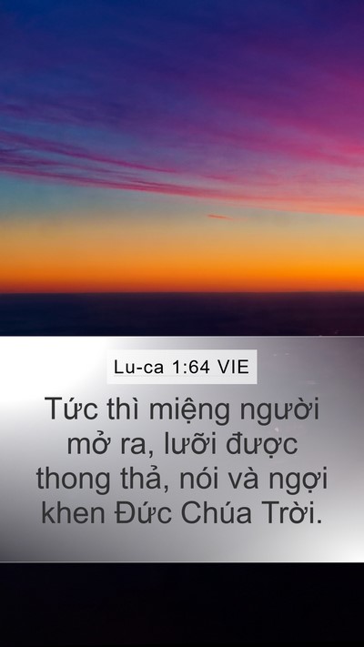 Lu-ca 1:64 VIE Bible Verse Image