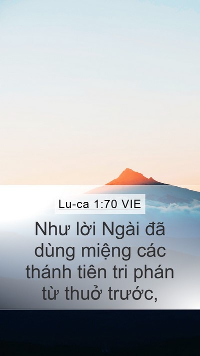 Lu-ca 1:70 VIE Bible Verse Image