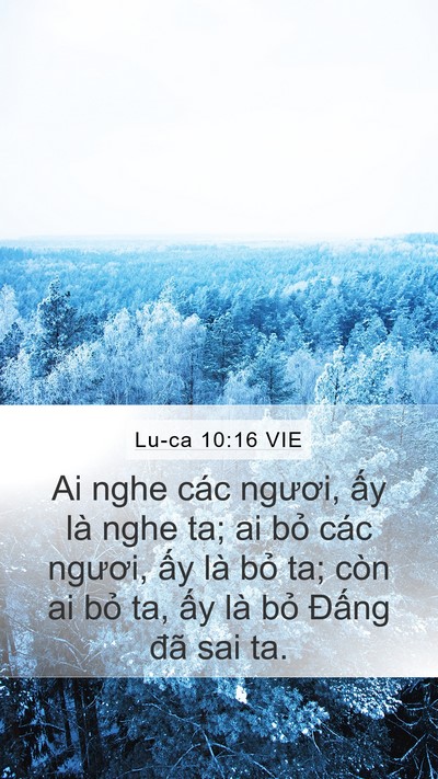 Lu-ca 10:16 VIE Bible Verse Image