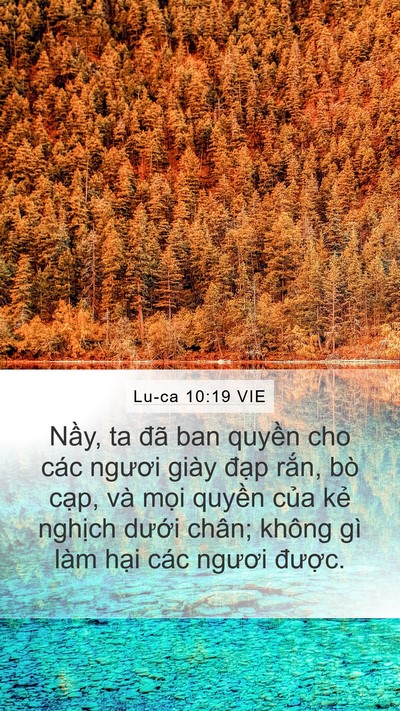 Lu-ca 10:19 VIE Bible Verse Image