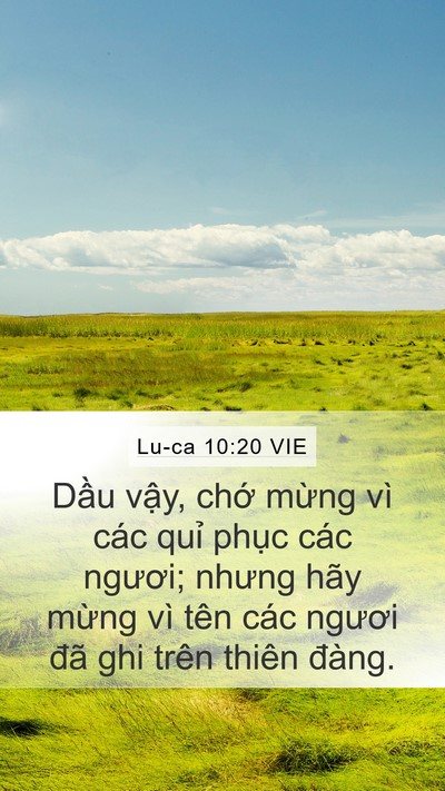 Lu-ca 10:20 VIE Bible Verse Image