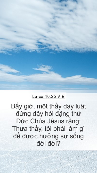 Lu-ca 10:25 VIE Bible Verse Image