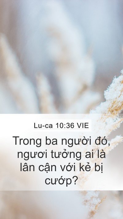 Lu-ca 10:36 VIE Bible Verse Image