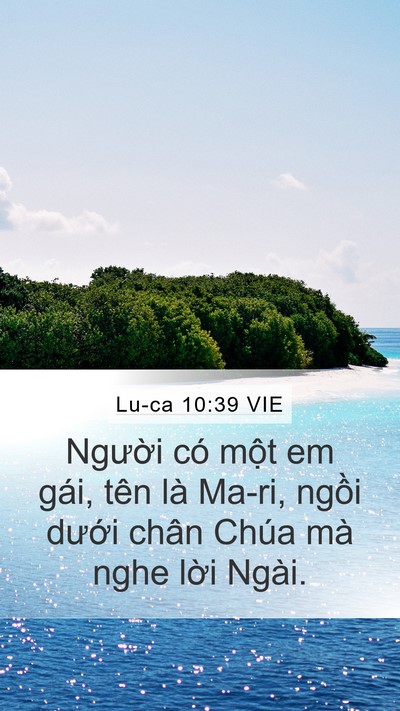 Lu-ca 10:39 VIE Bible Verse Image