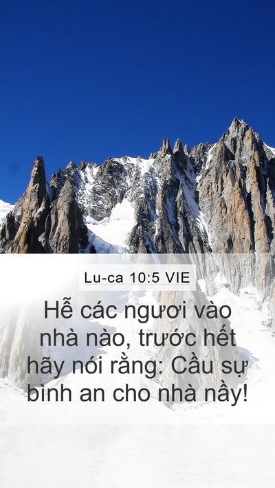 Lu-ca 10:5 VIE Bible Verse Image