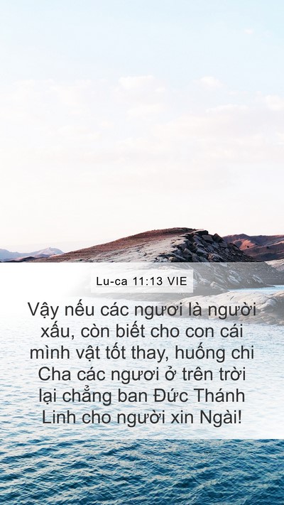 Lu-ca 11:13 VIE Bible Verse Image