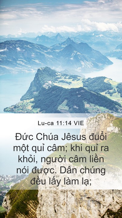 Lu-ca 11:14 VIE Bible Verse Image