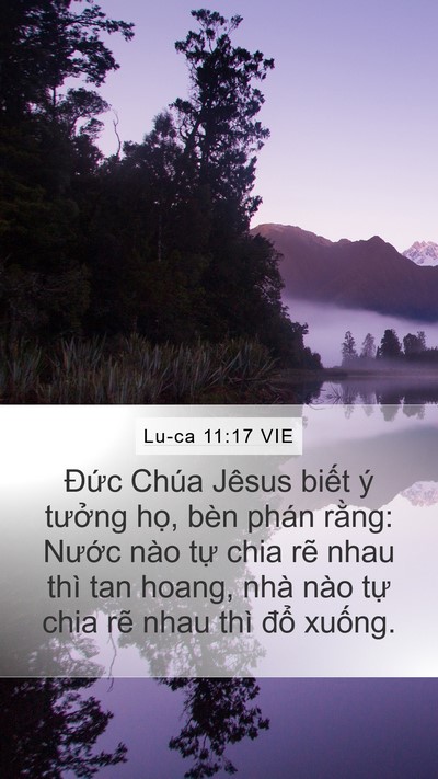 Lu-ca 11:17 VIE Bible Verse Image