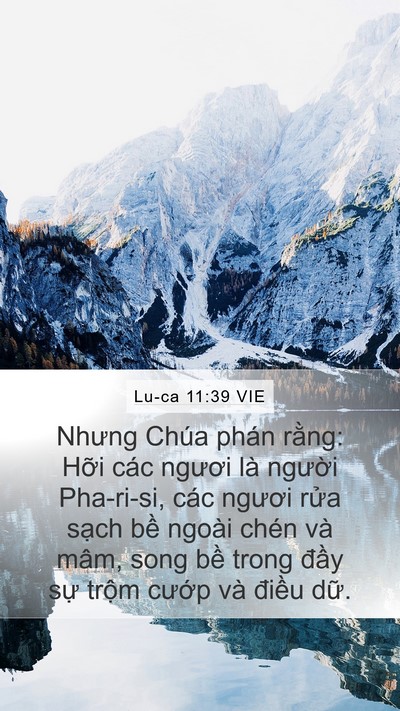 Lu-ca 11:39 VIE Mobile Phone Wallpaper - Nhưng Chúa phán rằng: Hỡi các ngươi là - Mobile Bible Verse Wallpaper