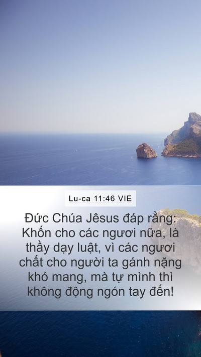 Lu-ca 11:46 VIE Bible Verse Image