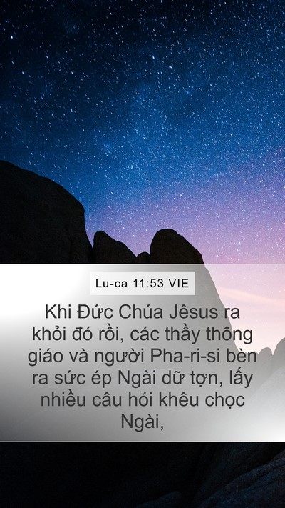 Lu-ca 11:53 VIE Bible Verse Image