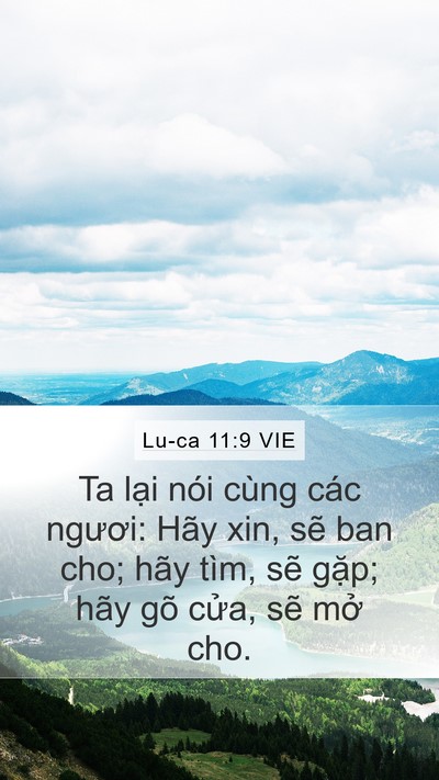 Lu-ca 11:9 VIE Bible Verse Image