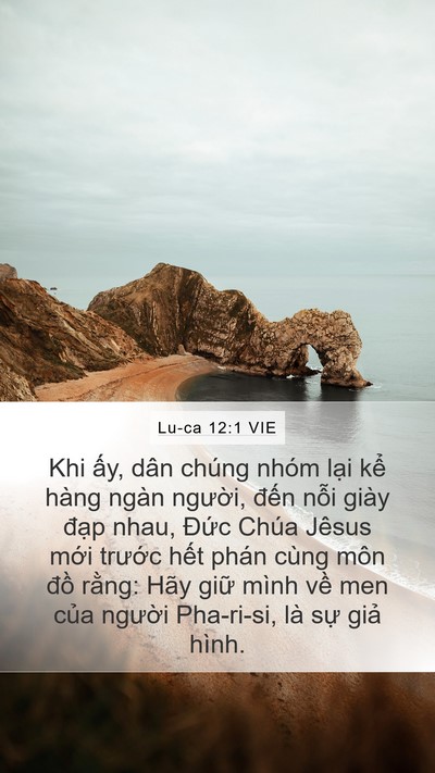 Lu-ca 12:1 VIE Bible Verse Image