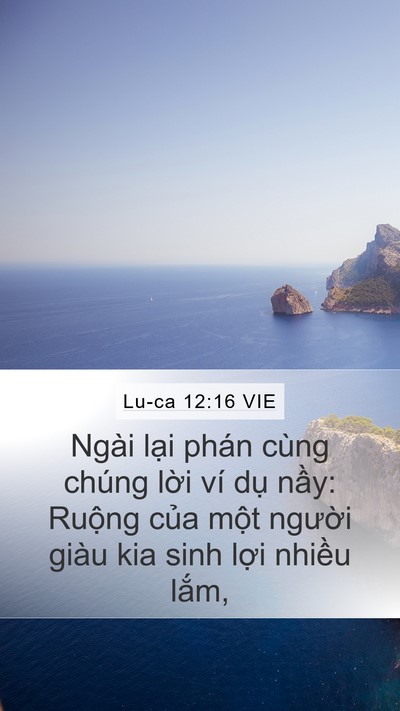 Lu-ca 12:16 VIE Bible Verse Image