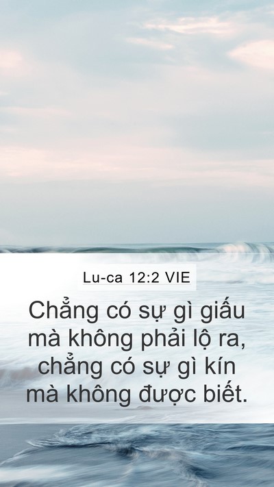 Lu-ca 12:2 VIE Bible Verse Image