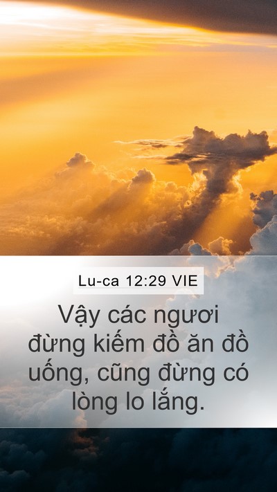 Lu-ca 12:29 VIE Bible Verse Image