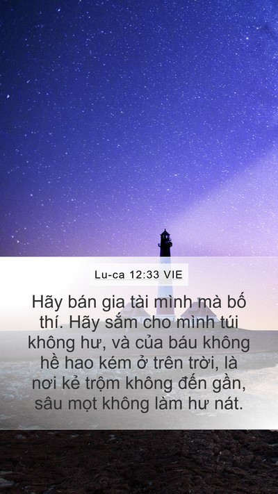 Lu-ca 12:33 VIE Bible Verse Image