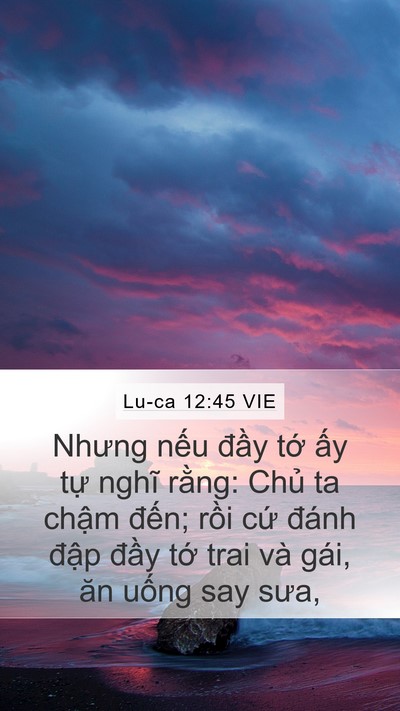 Lu-ca 12:45 VIE Bible Verse Image