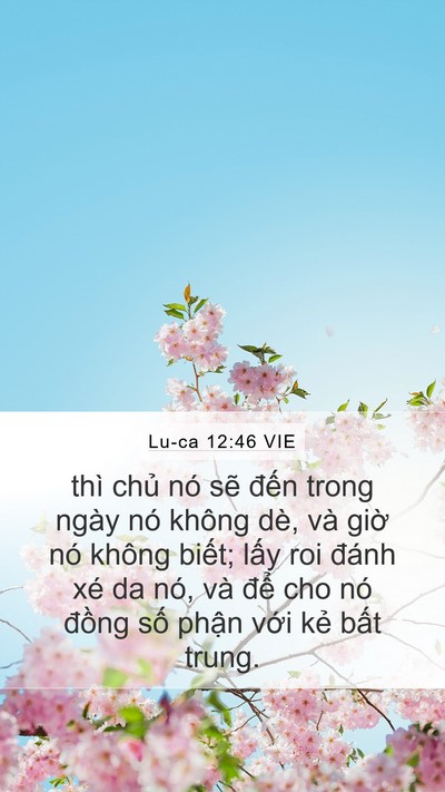Lu-ca 12:46 VIE Bible Verse Image