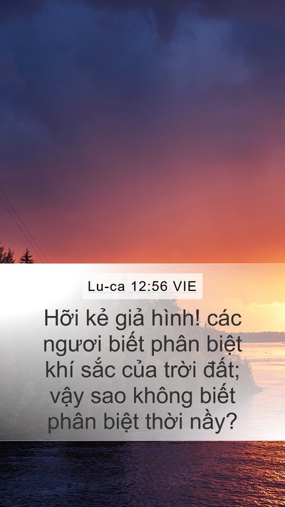 Lu-ca 12:56 VIE Bible Verse Image