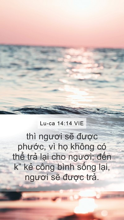 Lu-ca 14:14 VIE Bible Verse Image