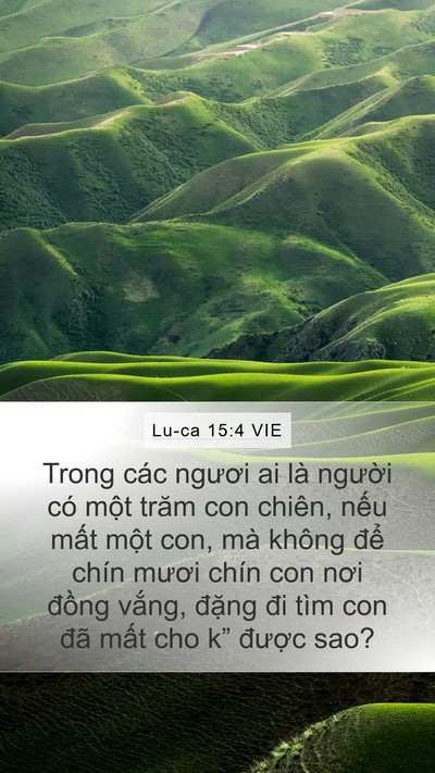 Lu-ca 15:4 VIE Bible Verse Image
