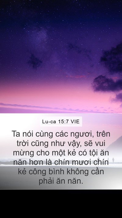 Lu-ca 15:7 VIE Bible Verse Image