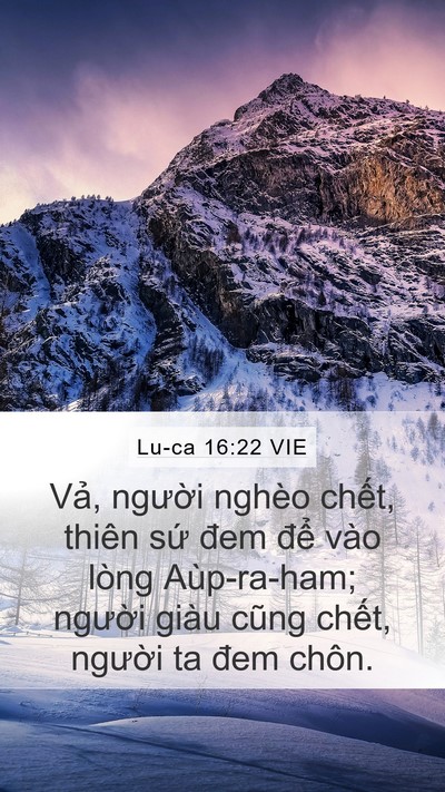Lu-ca 16:22 VIE Bible Verse Image