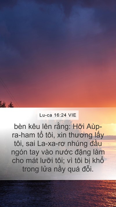 Lu-ca 16:24 VIE Bible Verse Image