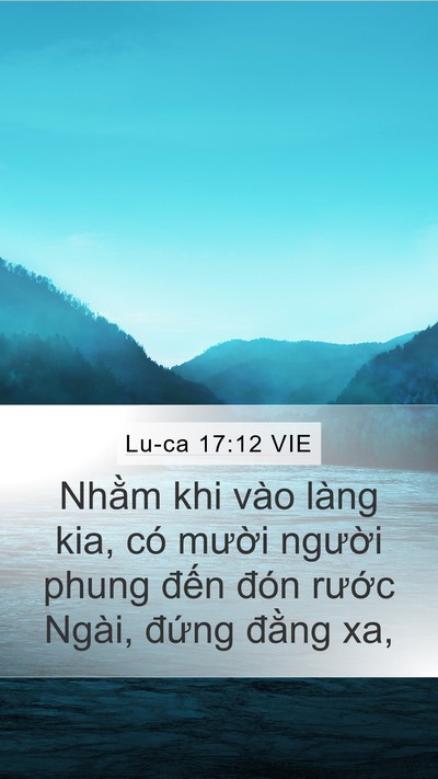 Lu-ca 17:12 VIE Bible Verse Image