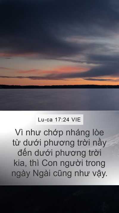 Lu-ca 17:24 VIE Bible Verse Image
