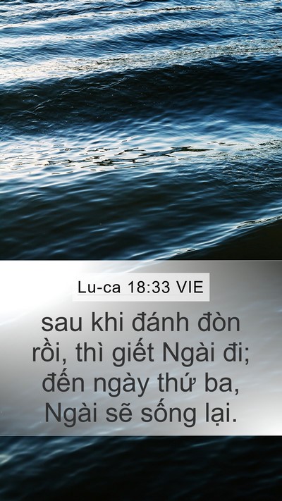Lu-ca 18:33 VIE Bible Verse Image