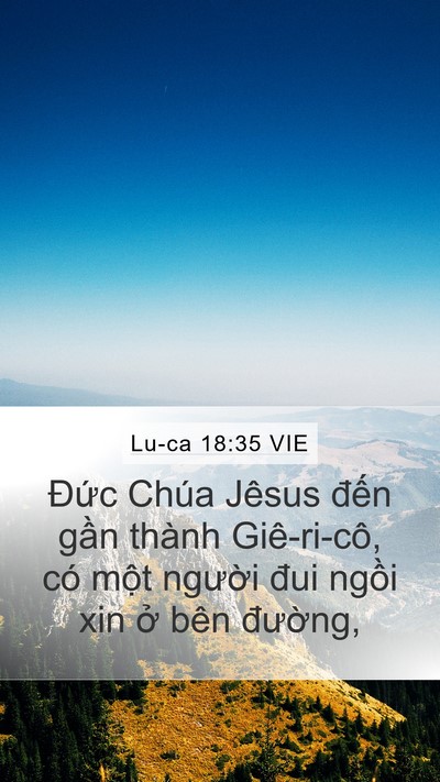Lu-ca 18:35 VIE Bible Verse Image
