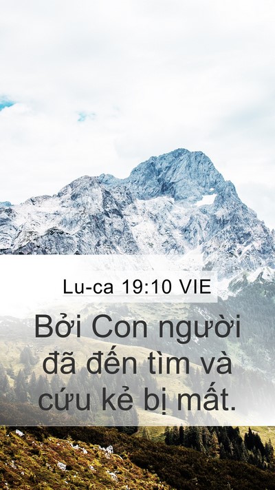 Lu-ca 19:10 VIE Bible Verse Image