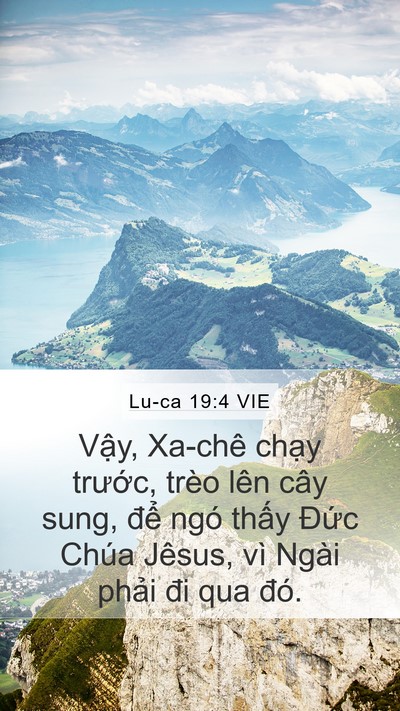 Lu-ca 19:4 VIE Bible Verse Image
